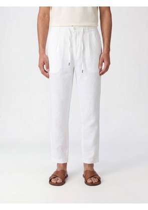 POLO RALPH LAUREN Slim Fit Linen Trousers with Drawstring Waist