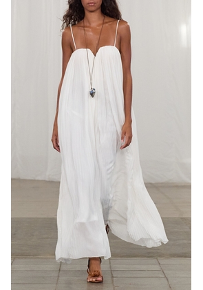 ROTATE Pleated Midi Dress - Moda Operandi