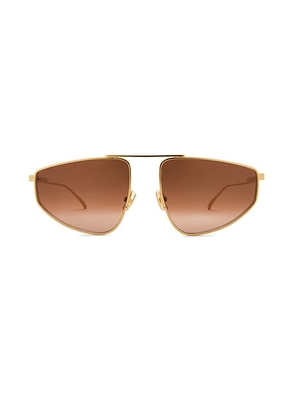 Bottega Veneta Light Ribbon Pilot in Gold - Metallic Gold. Size all.