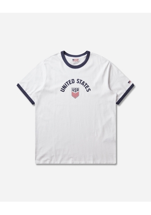 Men s U.S. Soccer Ringer T-Shirt White