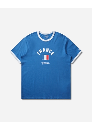 Men s France Ringer T-Shirt Blue