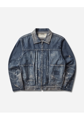 Men s Savage LW Denim Zip Jacket Indigo