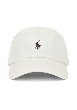 Polo Ralph Lauren Chino Sport Cap in Stone Pebble - Ivory. Size all.