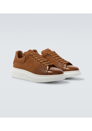 McQueen Oversized leather sneakers