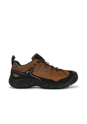 KEEN Targhee Iv Wp-M in Bison & Black - Brown. Size 8 (also in 8.5, 9, 9.5, 10, 10.5, 11, 12, 13).