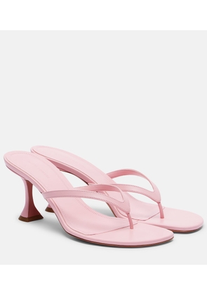 Amina Muaddi Juliette leather thong sandals