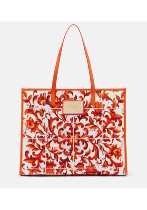 Dolce&Gabbana Shopping Large printed canvas shopper