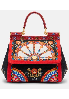 Dolce&Gabbana Sicily Medium printed top-handle bag