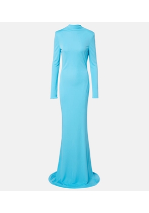Tom Ford Open-back crepe jersey gown