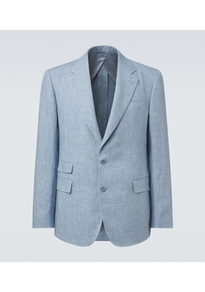 Ralph Lauren Purple Label Glen linen-blend blazer