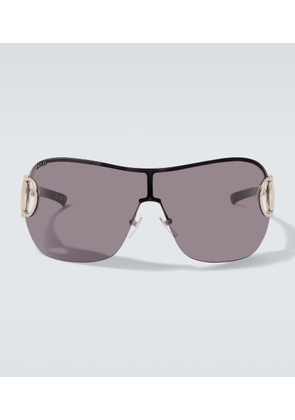 Gucci Sign shield sunglasses