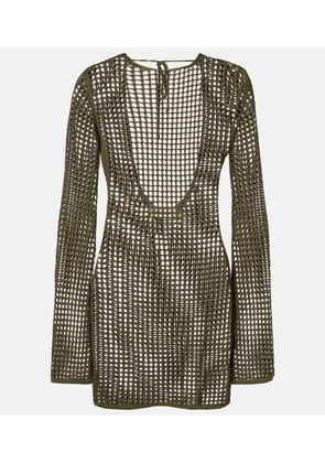 Bananhot Serena open-knit minidress
