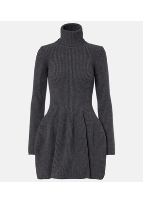 Magda Butrym Ribbed-knit cashmere minidress