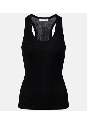 The Row Cendrea ribbed-knit cotton tank top