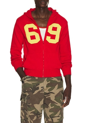 Gimaguas 69 Sweatshirt in Red - Red. Size S (also in M, L, XL/1X).