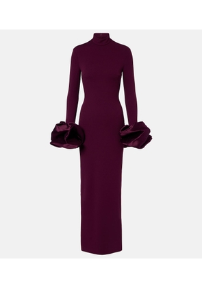 Solace London Viviana ruffled gown