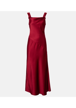 Max Mara Crepe satin maxi dress