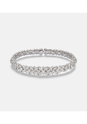 Yeprem Y-Couture 18kt white gold bangle with diamonds