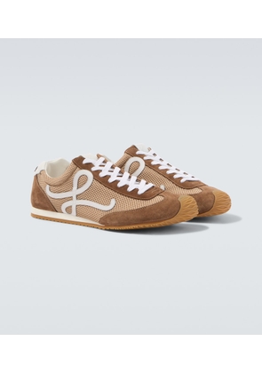 Loewe Ballet Runner 2.0 suede-trimmed sneakers