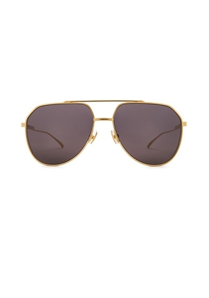 Bottega Veneta Light Ribbon Pilot in Gold - Metallic Gold. Size all.