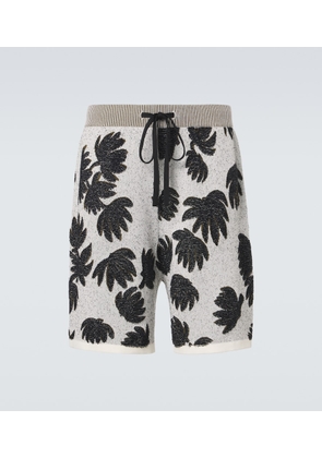 Commas Jacquard terry shorts