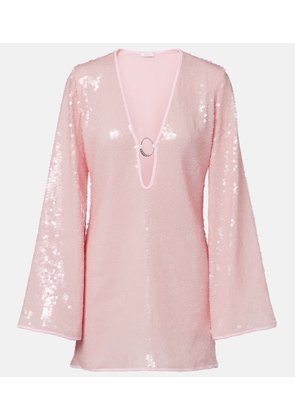 Oseree Sequined minidress