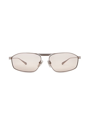 Balenciaga Tag 3.0 Pilot in Ruthenium - Metallic Silver. Size all.
