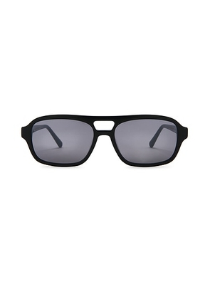 MESSYWEEKEND Burt Sunglasses in Black Grey in Crystal & Gradient Green - Black. Size all.