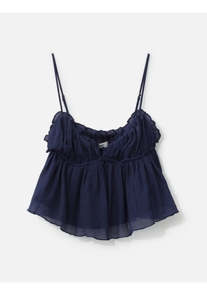 Shirred Crinkle Bustier