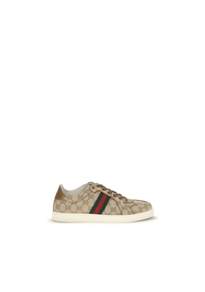 Gucci Beige Fabric Athletic Sneakers - EU43/US10
