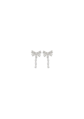 Self-Portrait Silver Brass Earrings - One Size