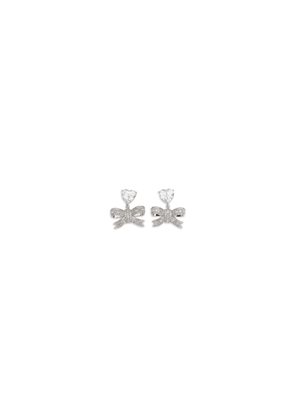 Self-Portrait Silver Brass Earrings - One Size