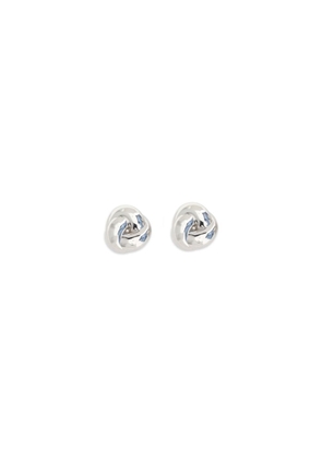 Self-Portrait Silver Brass Earrings - One Size