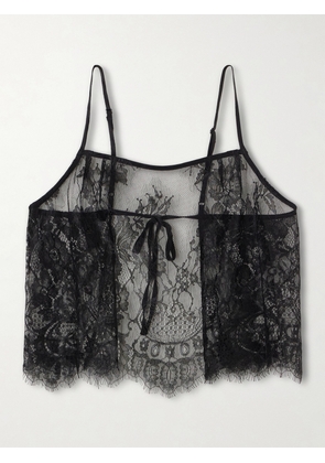 Kiki de Montparnasse - Sabine Lace Coverup - Black - x small,small,medium,large