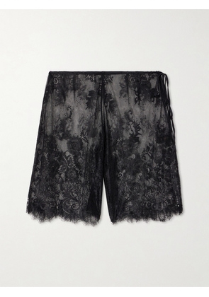 Kiki de Montparnasse - Sabine Lace Bermuda Shorts - Black - x small,small,medium,large