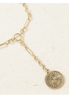 FoundRae - Karma + Fine Mixed Clip 18-karat Gold Diamond Necklace - One size