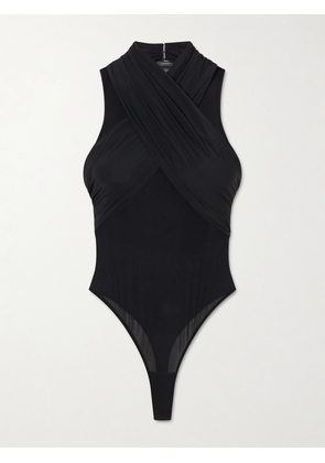 WARDROBE.NYC - Mesh Bodysuit - Black - xx small,x small,small,medium,large
