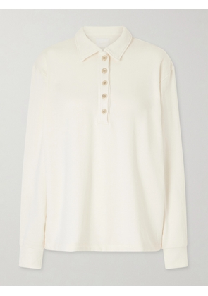 Citizens of Humanity - Fleece Polo Shirt - White - x small,small,medium,large,x large