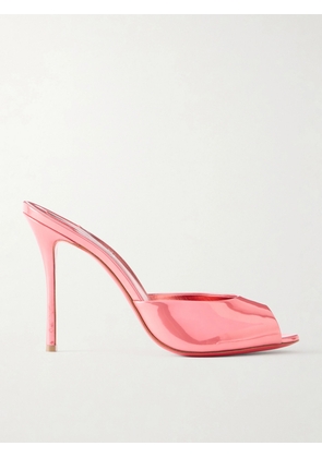 Christian Louboutin - Me Dolly 100 Mirrored-leather Mules - Pink - IT36,IT36.5,IT37,IT37.5,IT38,IT38.5,IT39,IT39.5,IT40,IT40.5,IT41,IT41.5,IT42