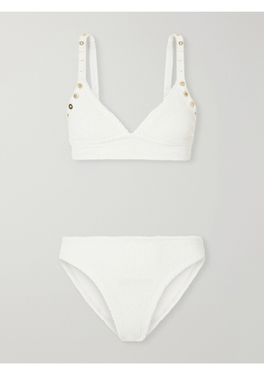 Hunza G - Tessa Original Crinkle™ Bikini Set - White - One size