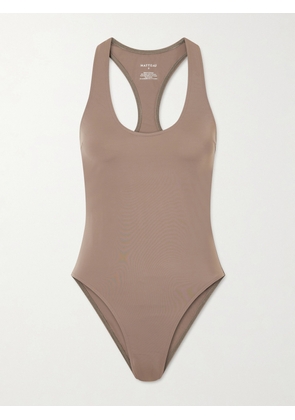 Matteau - Maillot Racerback Swimsuit - Brown - 1,2,3,4,5