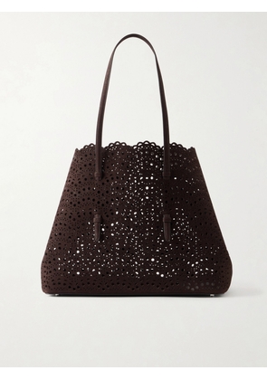 Alaïa - Mina 37 Laser-cut Leather Tote - Brown - One size