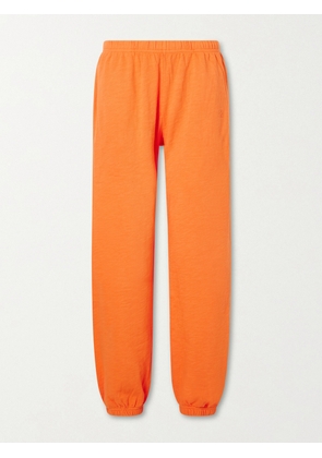 ÉTERNE - Tapered Cotton Track Pants - Orange - x small,small,medium,large,x large