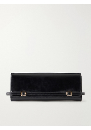 SIMKHAI - River East-west Moto Leather Clutch Bag - Black - One size
