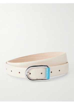 Déhanche - Mija Turquoise-embellished Leather Belt - Neutrals - x small,small,medium,large,x large