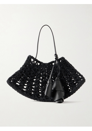 Magda Butrym - Maya Crocheted Leather Tote - Black - One size