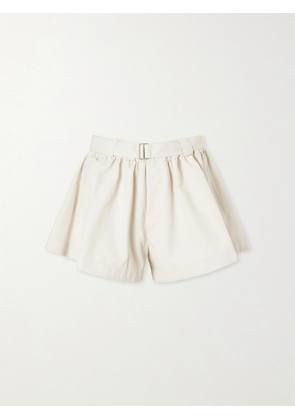 Sea - Angelina Belted Pleated Woven Shorts - Neutrals - xx small,x small,small,medium,large,x large