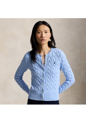 Cotton Cable Short-Sleeve Jumper