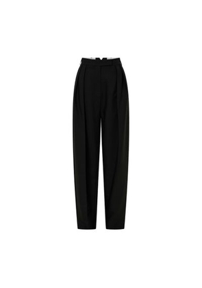 Tala loose-cut double-pleated pants