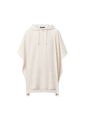 Monogram Flower Toweling Poncho